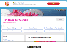 Tablet Screenshot of handbagsforwoman.com